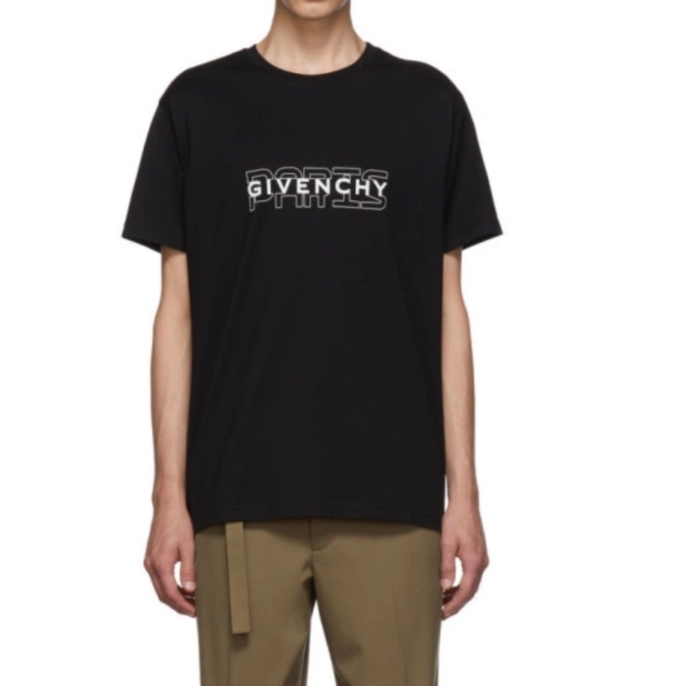 Givenchy Black and White Logo T-Shirt